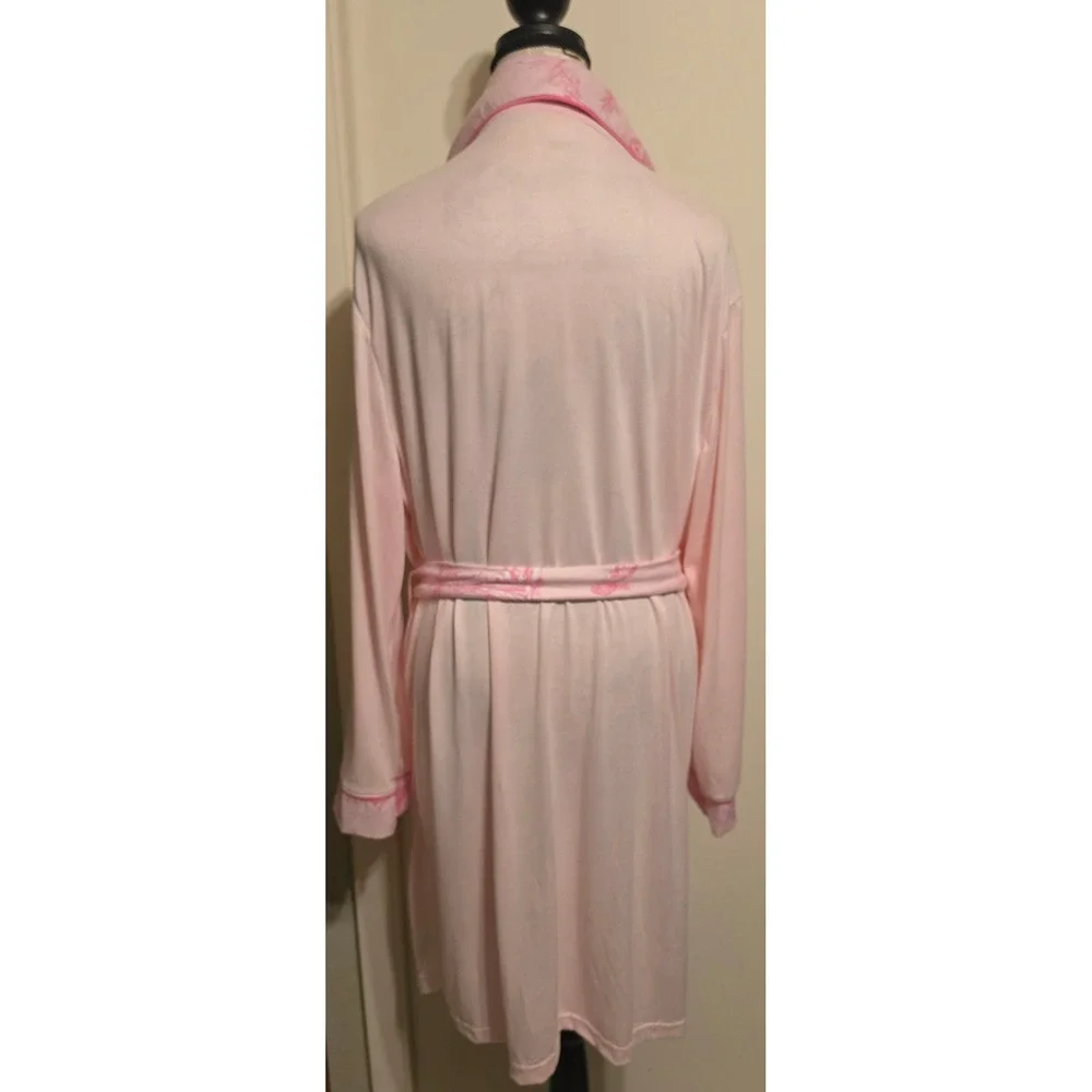 Wicked Katie Kime Universal Pink Robe Glinda Toile Knit XL XXL Cozy Loungewear